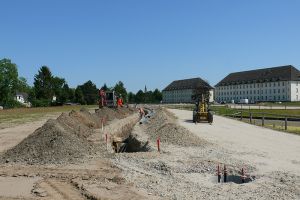 Sielarbeiten am nördlichen Kuehnbachring (Juni 2015)